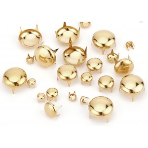 CLOU BOMBÉ GOLD 6.5 mm