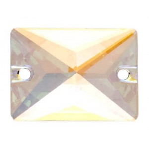 18x13 MM RECTANGLE CRYSTAL AB -4p