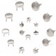 CLOU PLAT SILVER 6.5 mm