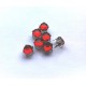 STRASS A GRIFFES 6MM ROUGE