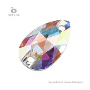 Strass &agrave; coudre 7X12 PEARSHAPE crystal 