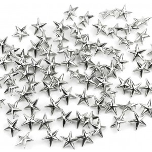 CLOU ÉTOILE 12 MM SILVER -100p