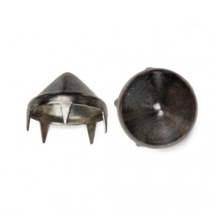 CLOU POINTU "SPIKE" 12 mm GUN METAL -50p
