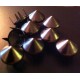 CLOU POINTU "SPIKE" 12 mm GOLD